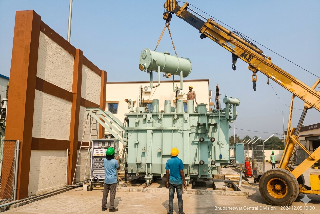 High voltage transmission photo